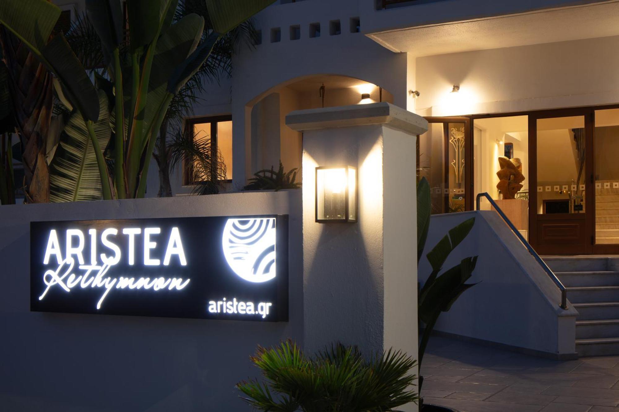 Aristea Hotel Rethymno Esterno foto